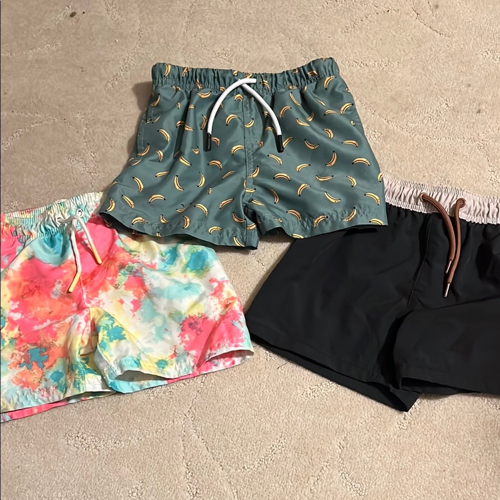 Colorful Swim Shorts Trio